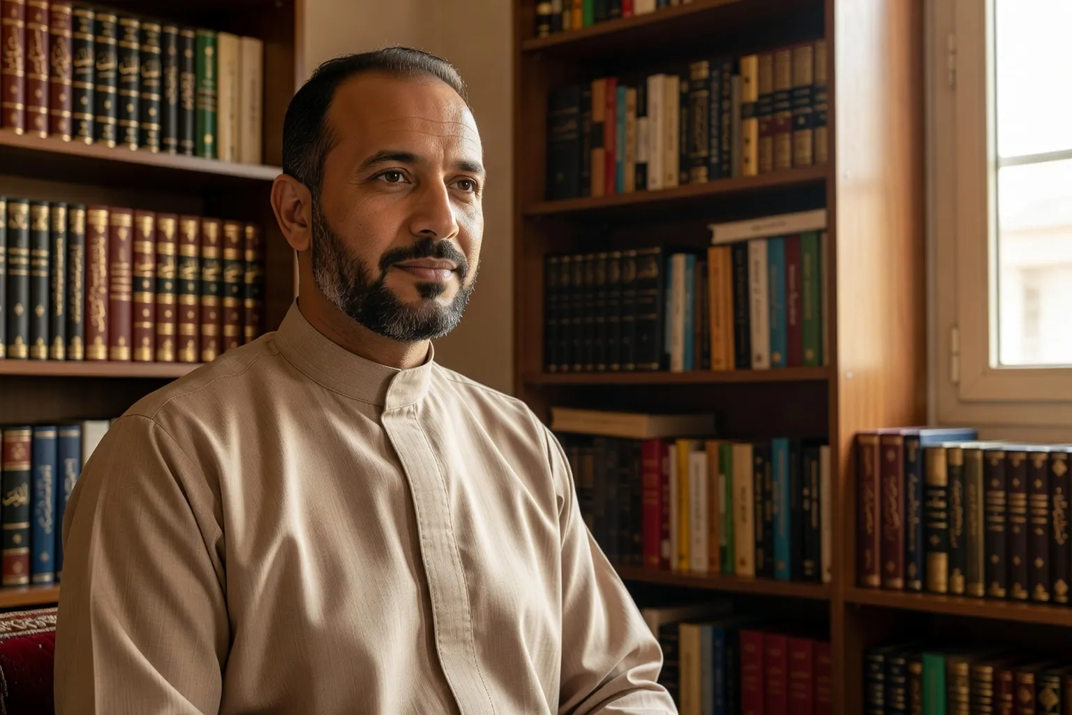 Imam Yassine Belkacem, formateur en sciences islamiques à Lyon