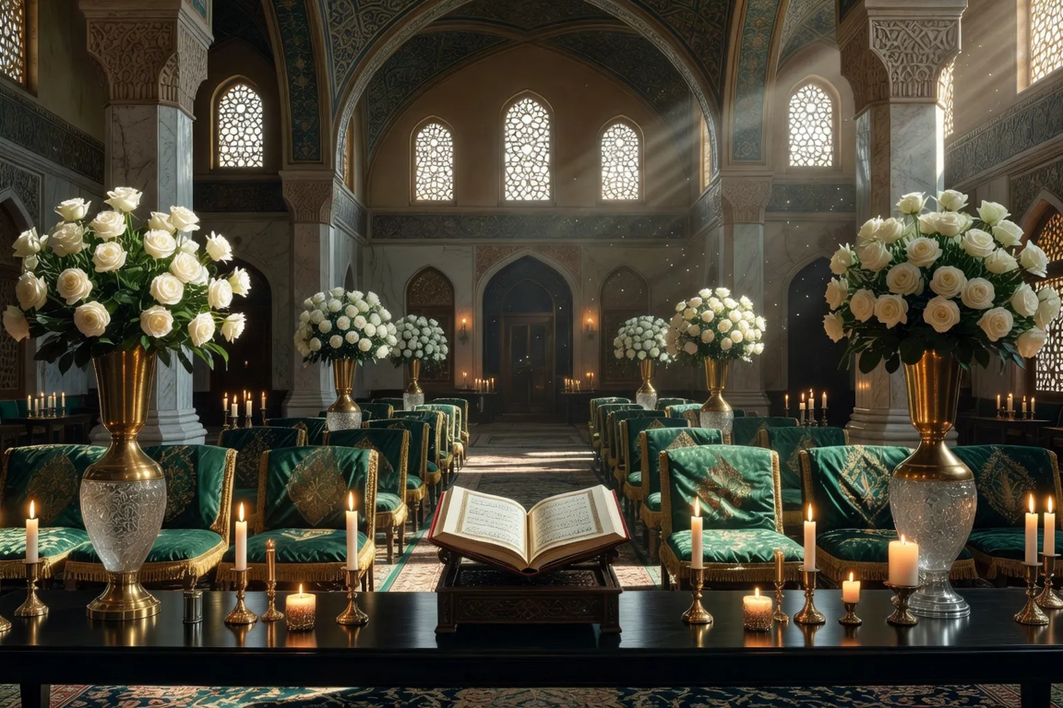 Cérémonie du Nikah avec récitation du Coran et témoins